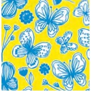 French Butterfly Feminine Gift Wrap (417')