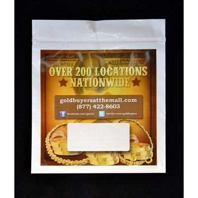 4 Color Process Plastic Drawtape Bag (15"x20")