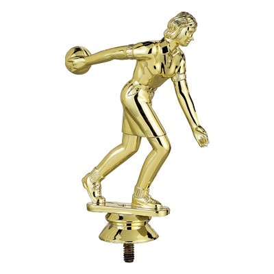 5" Female Bowling Trophy Figure