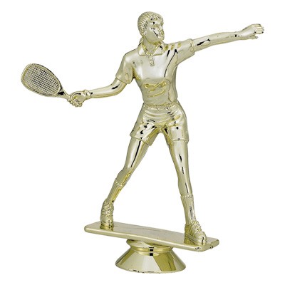 Female Racquetball Player Trophy Figure