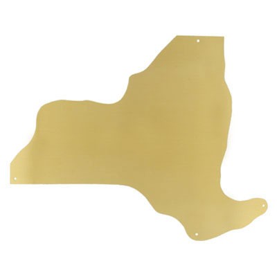 New York State Satin Brass Plate (10¾" x 13¼")