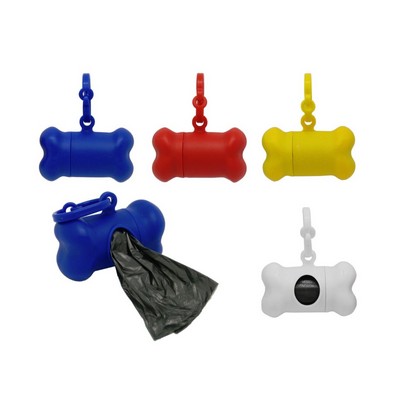 CLOSE OUT Bone Shaped Dispenser with Pet Waste Bags