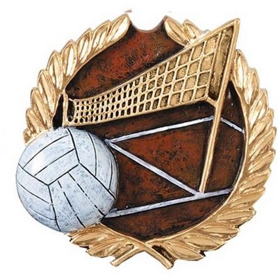 High Relief Plaque Mount - Volleyball