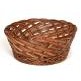 Round 2 Tone Cocoa Midrib Basket (12"x4")