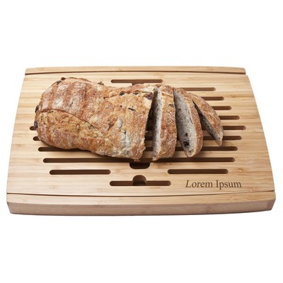 Big Loaf Bread Cutting Board w/Bottom Crumb Tray