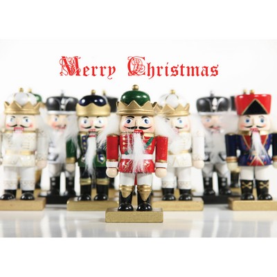 Group of Nutcrackers Merry Christmas Greeting Card