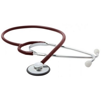 Burgindy Red Single Head Stethoscope Nursescope