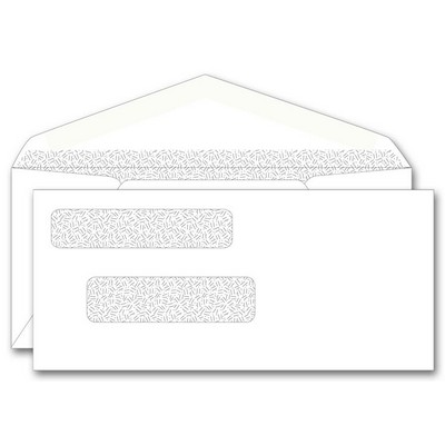 Center Write Long Check Dual Window Envelope