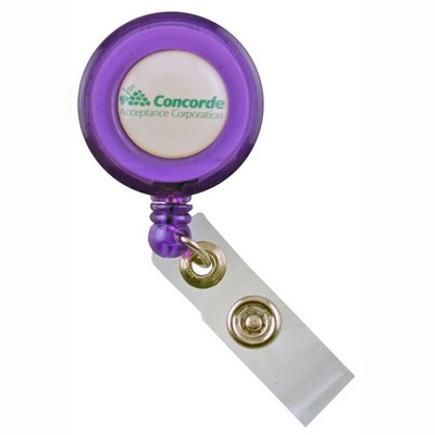 Translucent Retractable Badge Reel