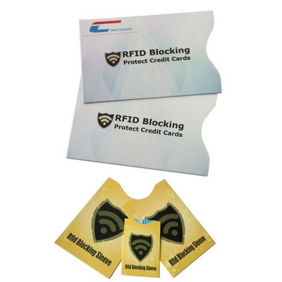 RFID Blocking Credit Card Sleeve