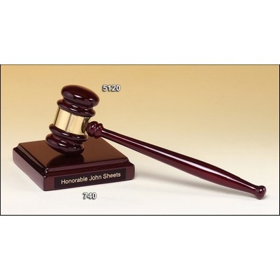 Rosewood Stained Gavel