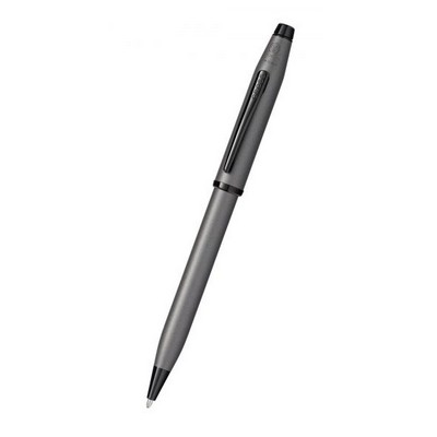 Century® II Gunmetal Gray Ballpoint Pen w/Polished Black PVD Appointments