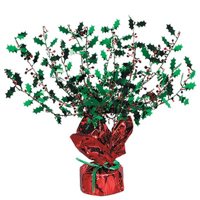 Holly & Berry Gleam 'n Burst Centerpiece