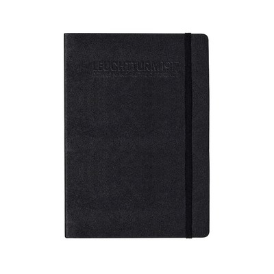 A5 Medium Softcover Notebook - Black, Squared Pages