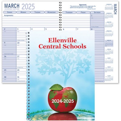 Custom Full Color Spiral Academic Planner