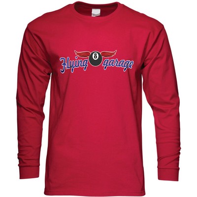 Gildan Full Color 100% Cotton Long Sleeve T-Shirt