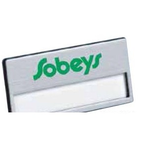 Window Badge Stickpin (2-3/4"x1-3/8")