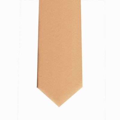 Solid Satin Men's Antique Gold Tie