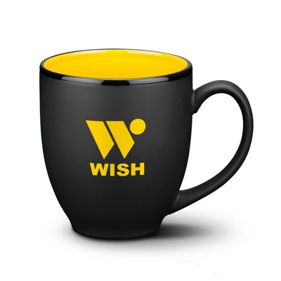 Dereham Mug - 16oz Black/Yellow