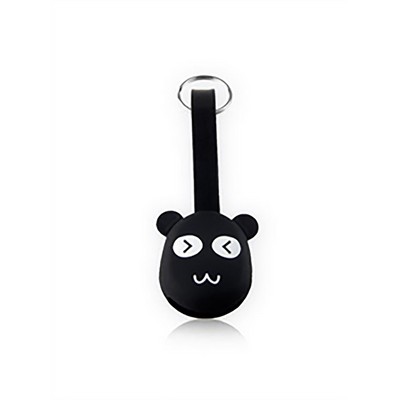 Cute Panda 2 In 1 Charging Cable Keychain