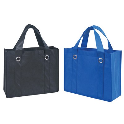 Non Woven Wide Bottom Tote (13"x11"x5")