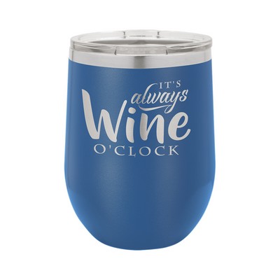 12 Oz. Blue Polar Camel Stemless Tumbler