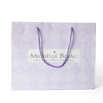 210g C1S paper bag with full color imprint on all sides (10.5*8.25*4")