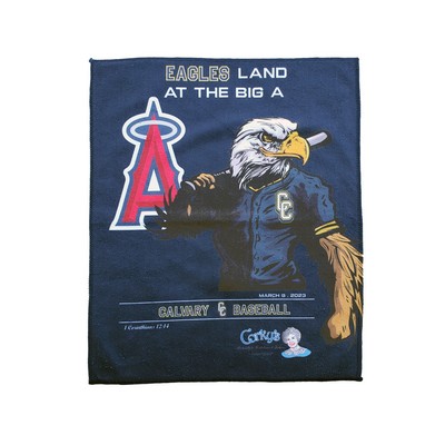 15" x 18", 1.2 lb., Sublimated Rally Towel