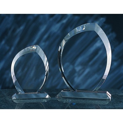 Arc Award optical crystal award/trophy 7"H