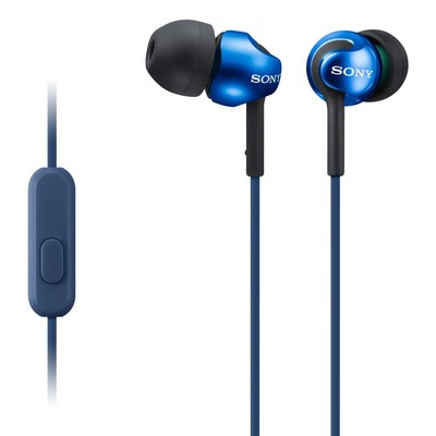 Sony Blue Ex Series Ear Buds w/Noise Isolation