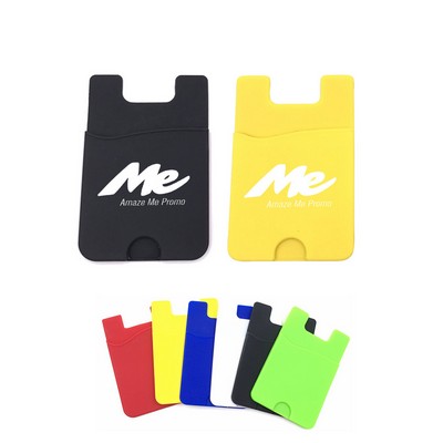 Silicone Phone Card Holder