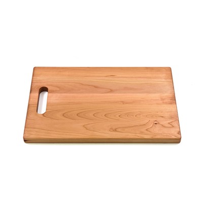 Cherry Hardwood Cutting Board with Handle Cutout