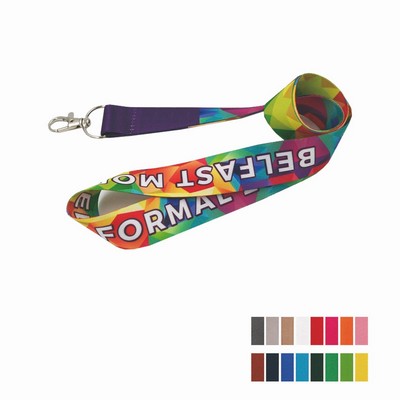 1 inch Dye Sublimation Lanyard