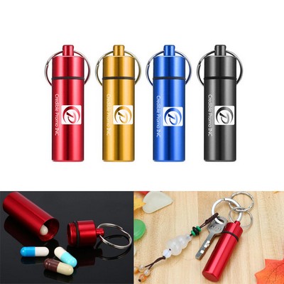 Aluminum Alloy Outdoor Emergency Pills Bottle