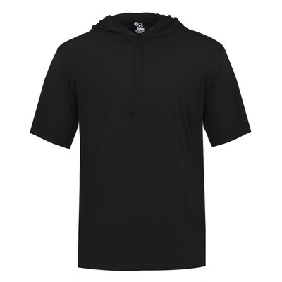 Badger Performance Men's B-Core Short Sleeve Hood Tee