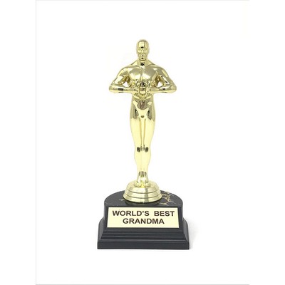 World's Best Grandma Trophy- 7 Inch Novelty Trophy