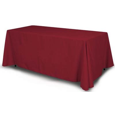 8FT Red Table Cover - Four Sided