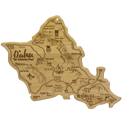 Destination Oahu Hawaii Cutting & Serving Board