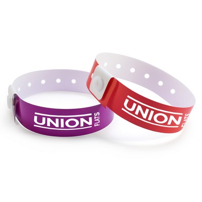 Custom Plastic Wristbands PS-8070-02-Printed