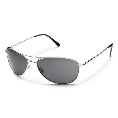 Smith® Silver/Gray Suncloud® Patrol Polarized™ Sunglasses