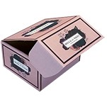 EZ-Lock Box w/Full Bleed 4-Color Imprint (13 5/8"x11 3/8"x2 3/4")