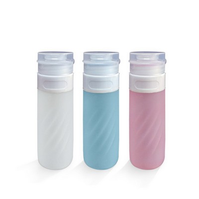 Squeezable Reusable Silicone Travel Bottle For Shampoo