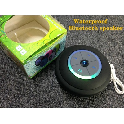 Water-resistance Wireless Speaker w/LED Lights