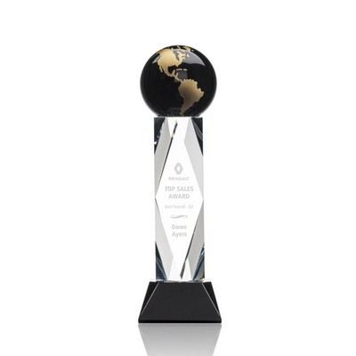 Ripley Globe Award - Optical Black/Gold 14"