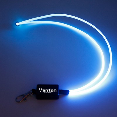 Light Up LED Lanyard w/Badge Clip