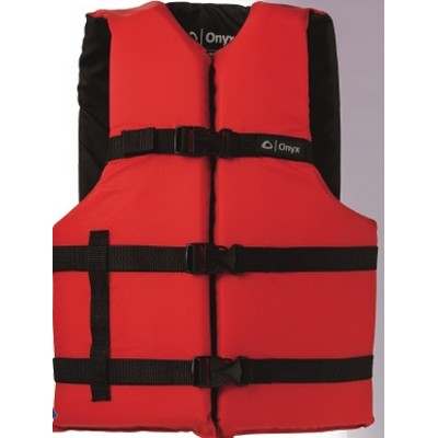 Red Oversized Adult Universal Life Vest