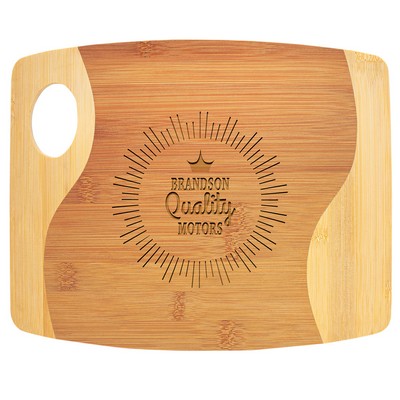 Bamboo Board with Handle, 9" x 11"