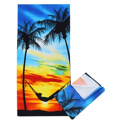 35" X 60" Full Color Beach Towel