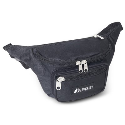 Everest Medium Black Waist Pack