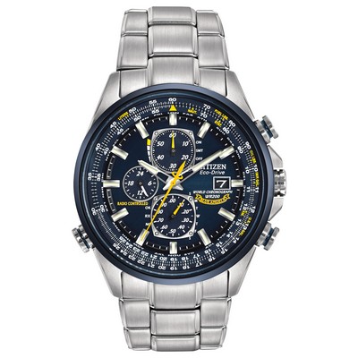 Citizen Men's Blue Angels Editions World Time Chronograph Eco-Drive Watch